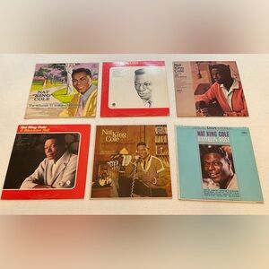 Nat King Cole Vinyl Record Collection